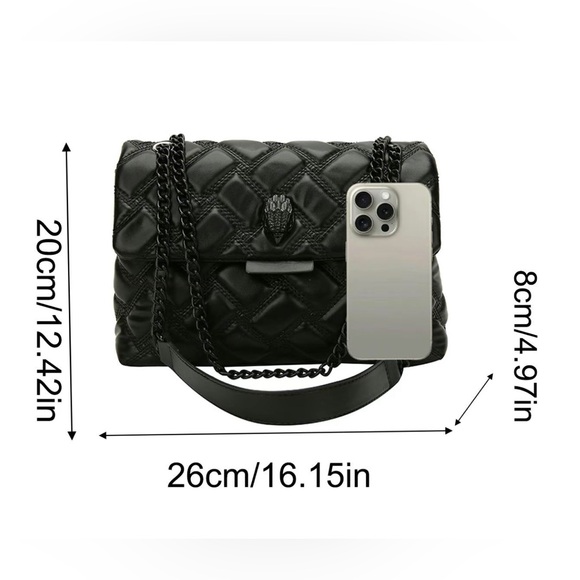 Beautiful orange quilted  crossbody Bag - Picture 3 of 3